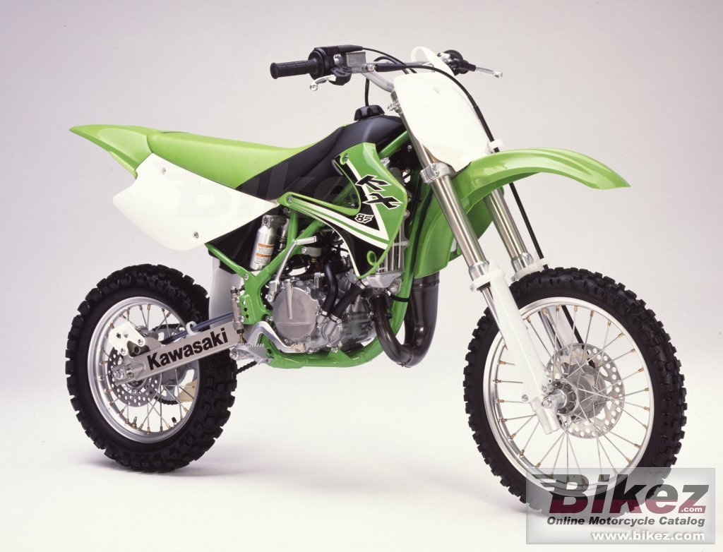 Big i. Published with permission. kx 85 picture and wallpaper from Bikez.com
